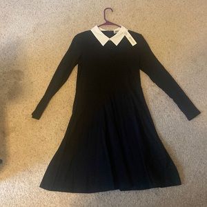 Aphratti Black Dress With Collar - Wednesday Addams Costume - Medium